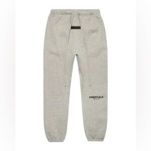 NWT Fear of God Essentials Dark Oatmeal Sweatpants- Size XL